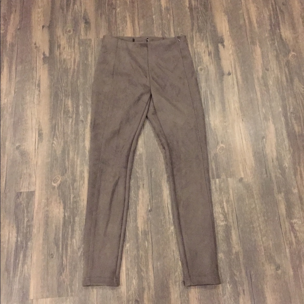 Suede Skinny leg Pant
